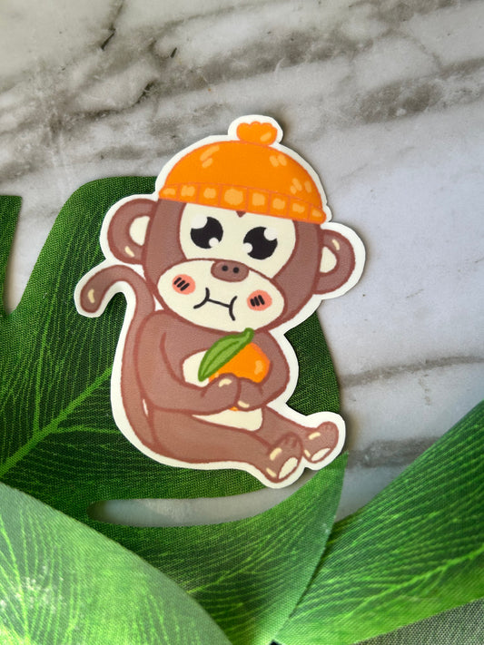 Mike the monkey vinyl sticker